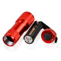 385nm 9 UV Led ultraviolet torch mini aluminum led light